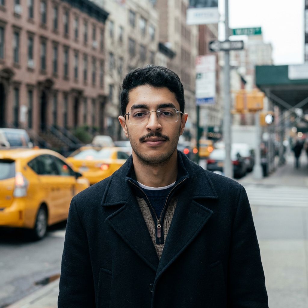 NYC Street AI headshot example