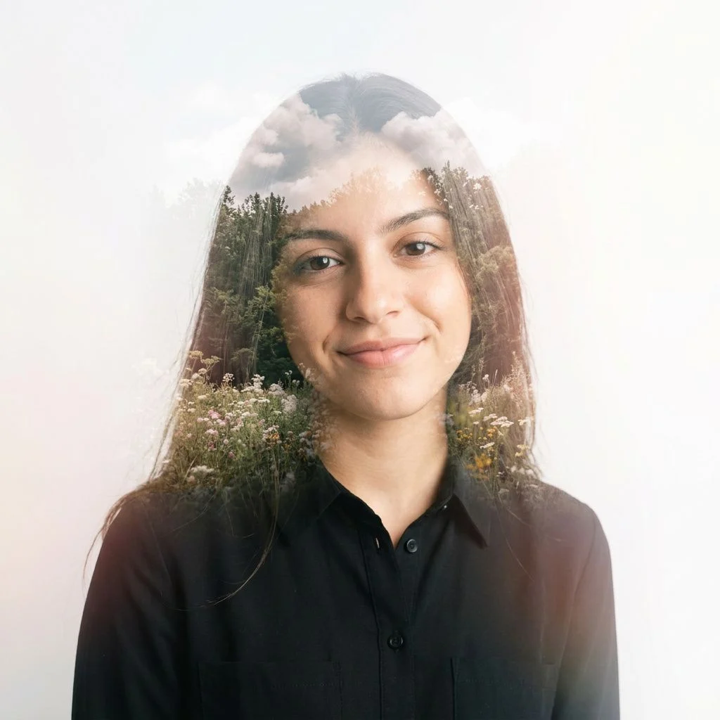 Double Exposure — Studio Girl subject