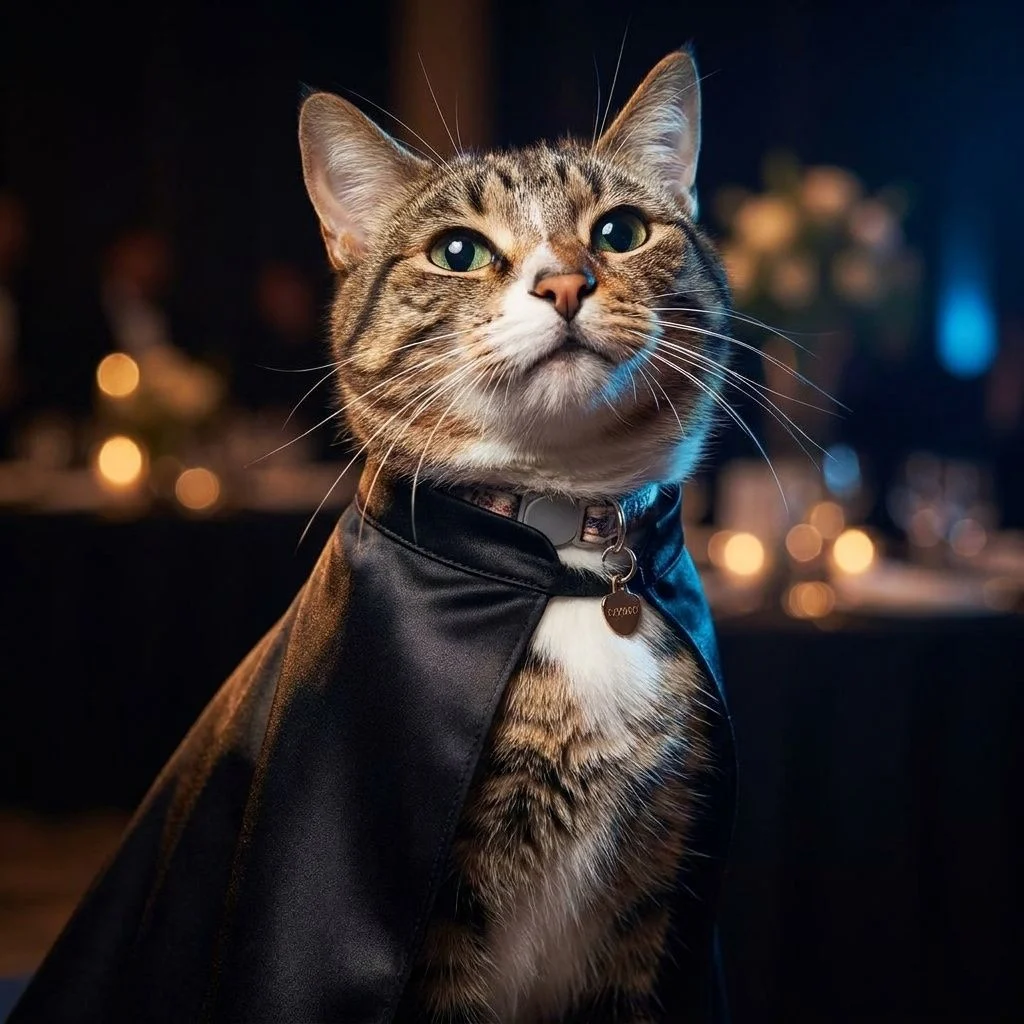 Glam Night — Studio Cat subject