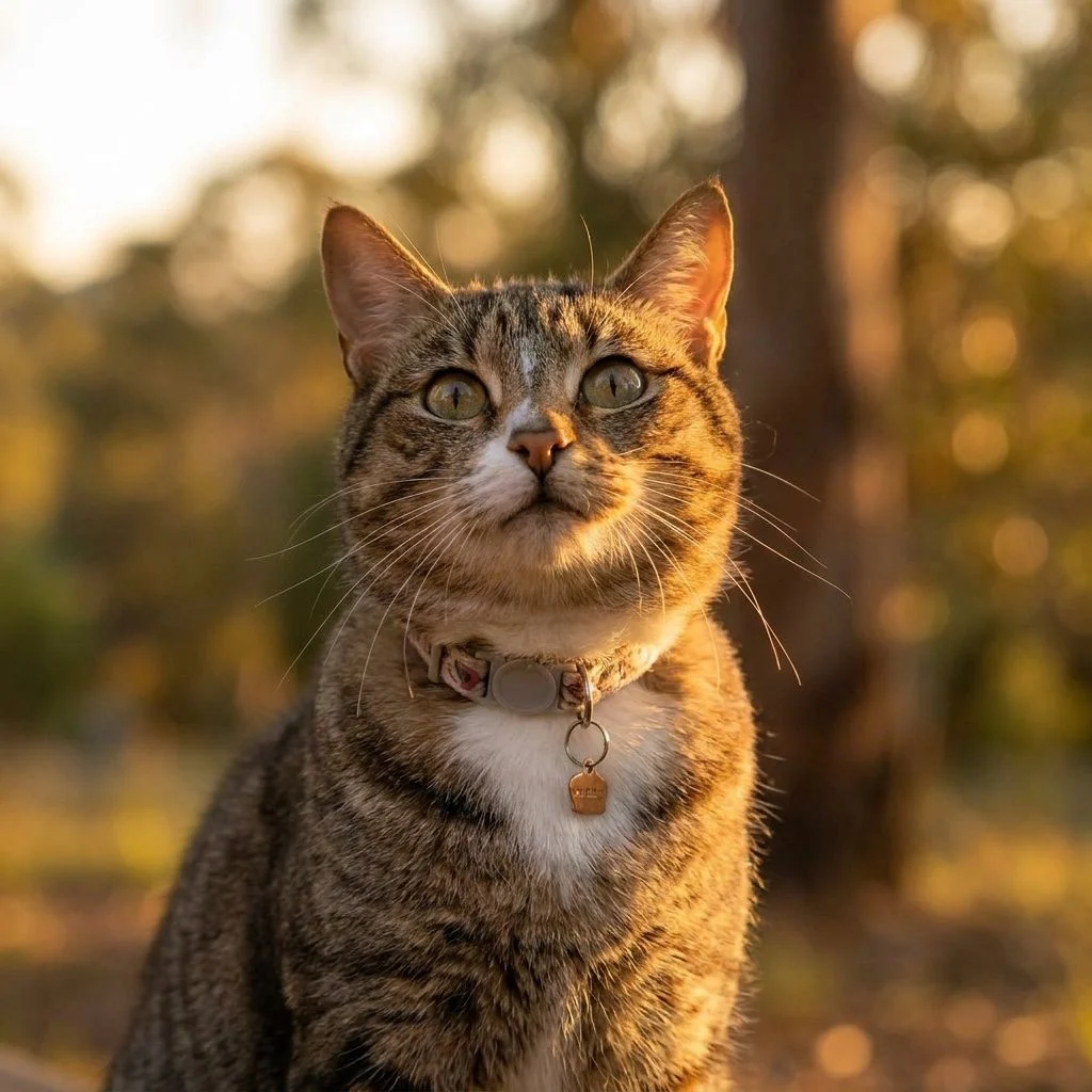 Golden Hour — Studio Cat subject