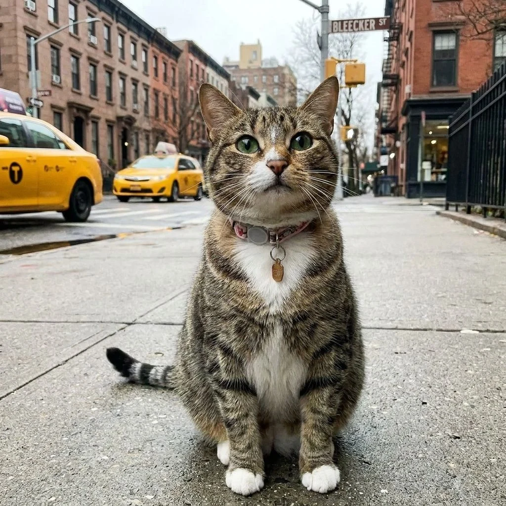NYC Street — Studio Cat subject